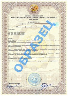 Приложение 1 Кингисепп Сертификат ГОСТ РВ 0015-002
